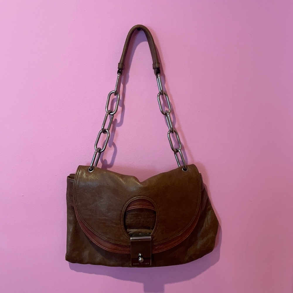 Brown leather Marc Jacobs shoulder bag